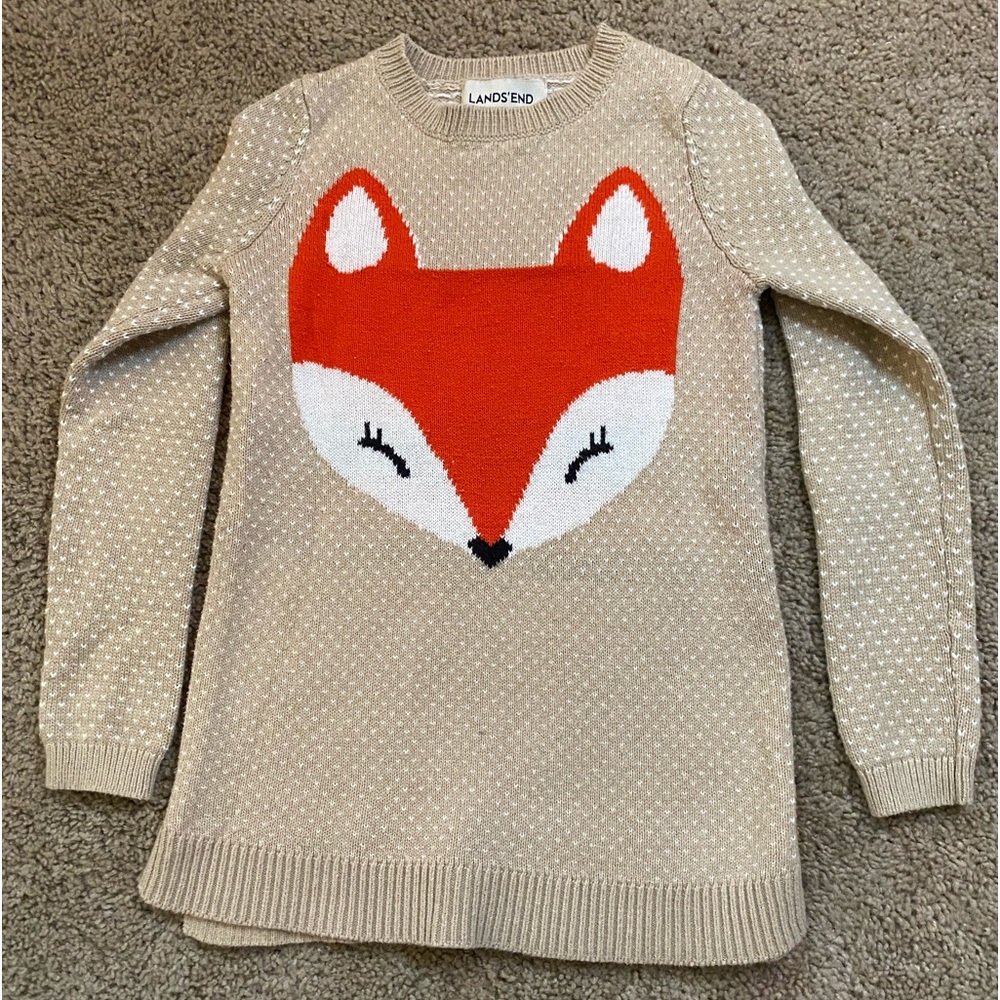 Little Girls Lands End Sweater Dress